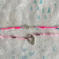 Image 7 of pink petal flower necklace