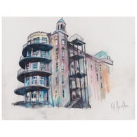 Image 1 of The Old Victoria -  Soft Pastels, Coloured Pencil and Charcoal on Paper 