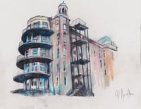 Image 2 of The Old Victoria -  Soft Pastels, Coloured Pencil and Charcoal on Paper 