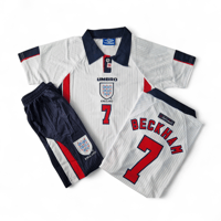 Image 1 of Eng 1998 Beckham kids retro kit