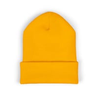 Image 5 of Roadkill Max (Yellow) Embroidered Beanie