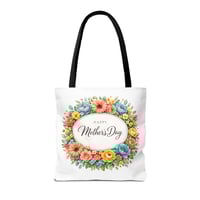 Image 12 of Mother's Day Floral Tote Bag – "Happy Mother's Day" Spring Flower Gift
