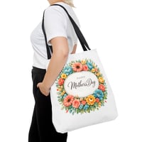 Image 15 of Mother's Day Floral Tote Bag – "Happy Mother's Day" Spring Flower Gift