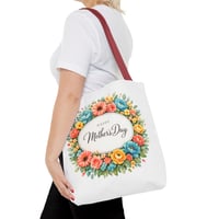 Image 17 of Mother's Day Floral Tote Bag – "Happy Mother's Day" Spring Flower Gift