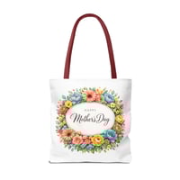 Image 18 of Mother's Day Floral Tote Bag – "Happy Mother's Day" Spring Flower Gift