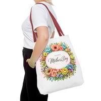 Image 19 of Mother's Day Floral Tote Bag – "Happy Mother's Day" Spring Flower Gift