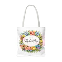 Image 22 of Mother's Day Floral Tote Bag – "Happy Mother's Day" Spring Flower Gift