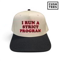 I run a strict program (Snapback) Off White/Red