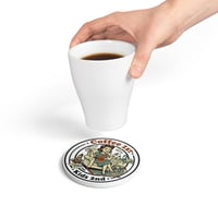 Image 4 of Ceramic Coaster — "Coffee 1st, Kids 2nd" Retro Mom Coffee Drink Coaster