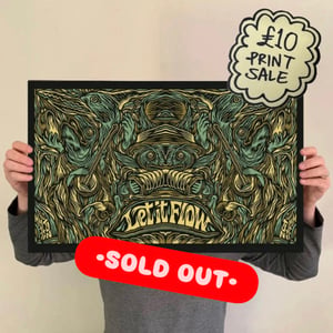 Image of ‘LET IT FLOW’ Screenprint 