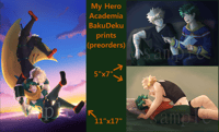 MHA BakuDeku Prints (PREORDERS)