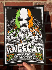 Image of KNEECAP A3 Giclée Test Print