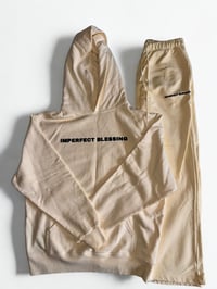LIMITED EDITION "IMPERFECT BLESSING" GARMENT DYE STRAIGHT LEG SWEATPANTS