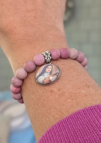 Image 5 of Custom Patron Saint Gemstone Charm Bracelet