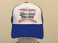 Image 6 of Baseball Mama Hat