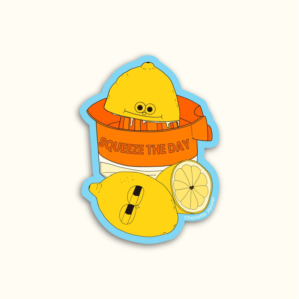 Image of A6 CUT OUT CARD - SQUEEZE THE DAy