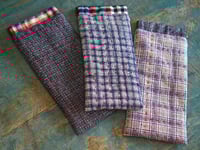 Image 1 of Vintage Fabric Reading Glasses Pouch – Snap Shut Portable Glasses Case