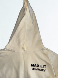 Image 4 of LIMITED EDITION WOMEN'S "MLMMXXV" GARMENT DYE CROP HOODIE