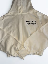 Image 5 of LIMITED EDITION WOMEN'S "MLMMXXV" GARMENT DYE CROP HOODIE
