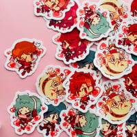 Image 2 of [ LAST CHANCE ] PERSONA 3 Cupid Glitter Charm & Sticker Sets