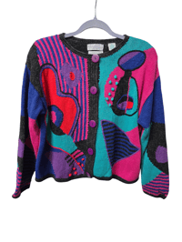 Image 1 of  Colorful Size M Cardigan 