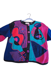 Image 4 of  Colorful Size M Cardigan 