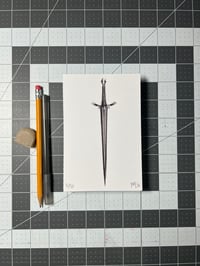 Morgul Blade Ball Point Pen Illustration 4x6 Print