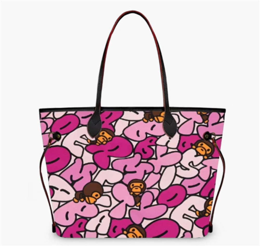 Image of Bape Pink Tote Bag