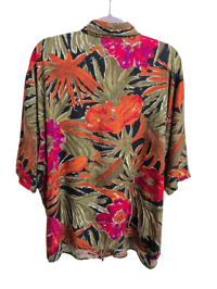 Image 2 of Basic Edition Tropical Floral Button-up 