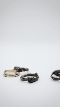 Image 2 of candledrip rings