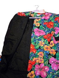 Image 4 of Vintage Talbots Colorful Flower Blazer