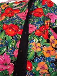 Image 6 of Vintage Talbots Colorful Flower Blazer