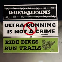 Image 1 of U:EQ /// ASSORTED BUMPER STICKERS 