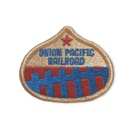 Onion Pacific Railroad Iron-On Patch
