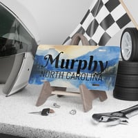 Image 3 of Personalized 'Murphy North Carolina' Vanity License Plate — Custom Mountain Lake Design