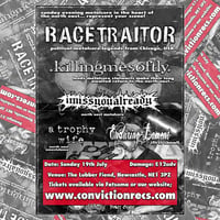 RACETRAITOR / KILLING ME SOFTLY & More @ The Lubber Fiend 19/07/26