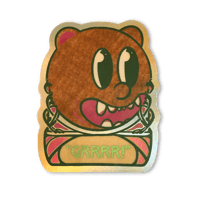 Grrr Bear Sticker