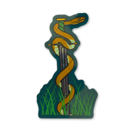 Sword Snake Sticker