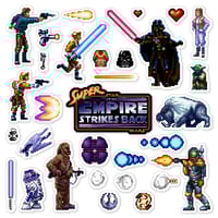 Image 1 of Super Star Wars: The Empire Strikes Back Sticker/Magnet Sets (31 Pieces) 