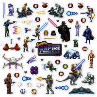 Image 1 of Super Star Wars: The Empire Strikes Back Sticker/Magnet Sets (59 Pieces) 