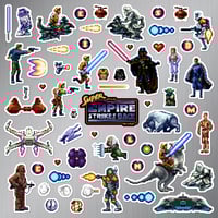 Image 2 of Super Star Wars: The Empire Strikes Back Sticker/Magnet Sets (59 Pieces) 