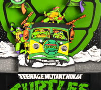 Image 5 of Teenage Mutant Ninja Turtles TV Series Hand Crafted 3D Wooden Diorama Wall Décor