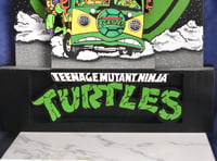 Image 6 of Teenage Mutant Ninja Turtles TV Series Hand Crafted 3D Wooden Diorama Wall Décor