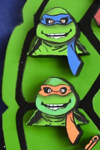 Image 10 of Teenage Mutant Ninja Turtles TV Series Hand Crafted 3D Wooden Diorama Wall Décor