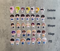 Image 4 of BTS In The Seom Mini Sticker Bulk (35 each)