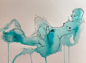 Image of Wave Study - Original 9”x12”
