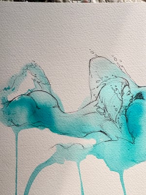 Image of Wave Study - Original 9”x12”