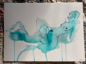 Image of Wave Study - Original 9”x12”
