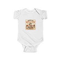 Infant Bodysuit - "Wanted for Tootin' and Tootin'" Vintage Western Baby Onesie