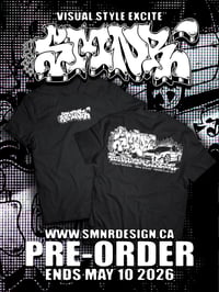 Image 1 of SMNR "VISUAL STYLE EXCITE" T-SHIRT PRE-ORDER